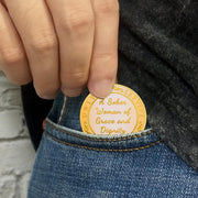 Elegance in Sobriety Coin for Women