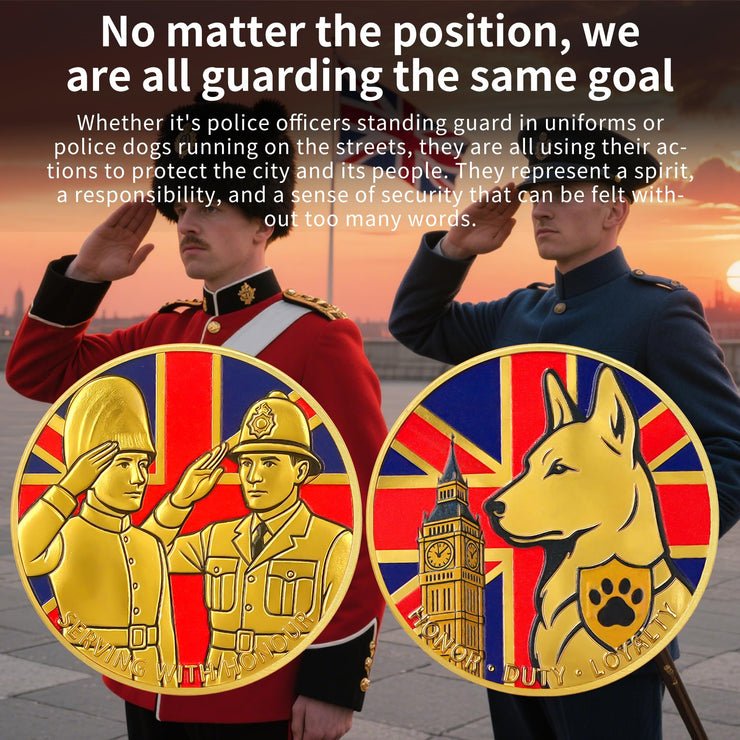 Police Dog Challenges Coin Police Challenge Coins