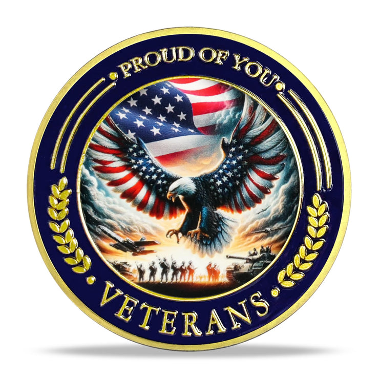 Thank You for Your Service Military Veterans Challenge Coin