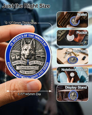 Working Dog Memorial Police Coin