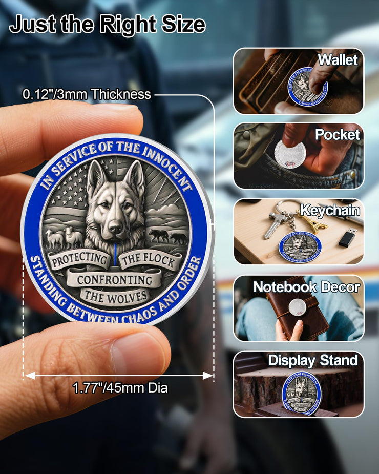 Working Dog Memorial Police Coin