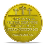 Christian Angel Radiance Religious Challenge Coin