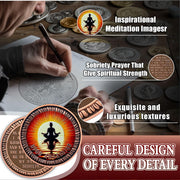 Sea Surface Meditation Sobriety Coin