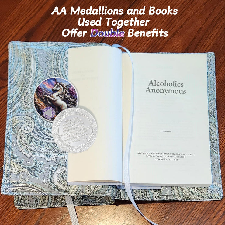 Personalized Pure Unicorn Religious Sobriety Coin