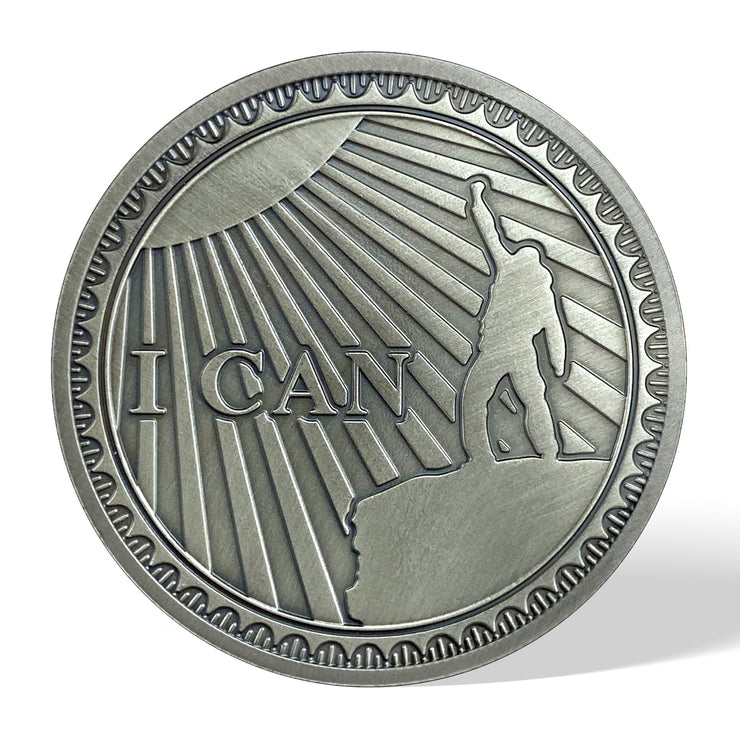 I Can Inspirational Challenge Coin