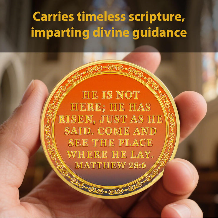Jesus Resurrection Christian Challenge Coin