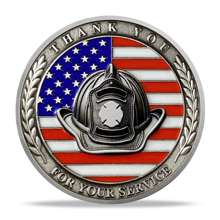 Firefighter Rescue Challenge Coin