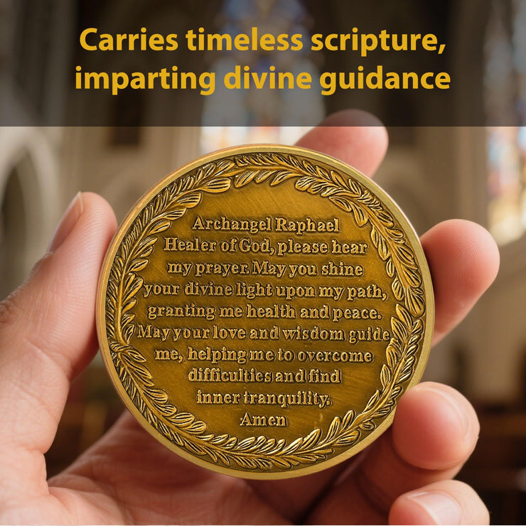 Tokenara Archangel Raphael Healing Prayer Coin