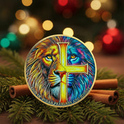 Lion of Judah Rare Joshua 1:9 Religious Jesus Christian Challenge Coin