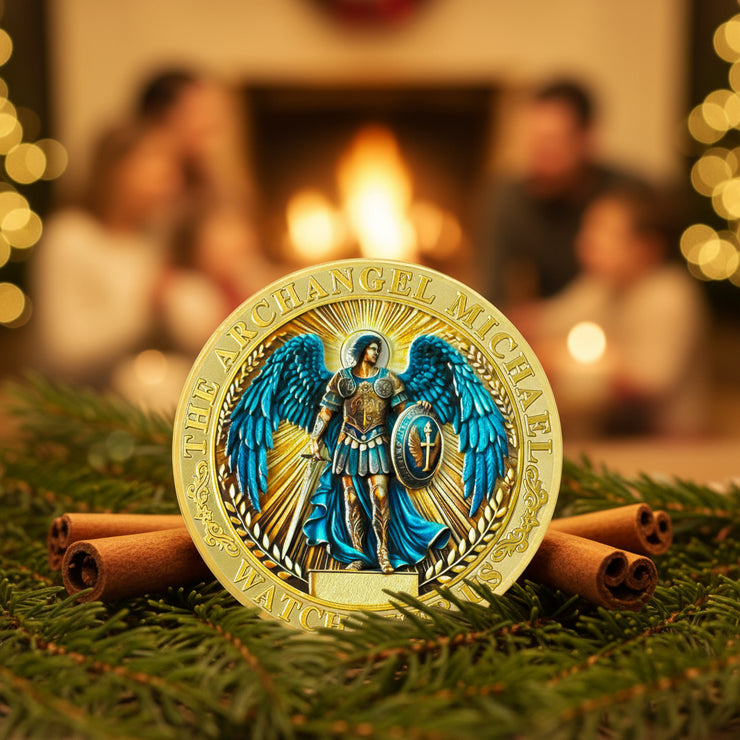 Archangel Michael Christian Challenge Coin