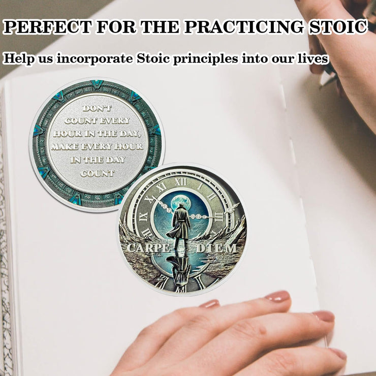 Memento Mori Carpe Diem Challenge Coin