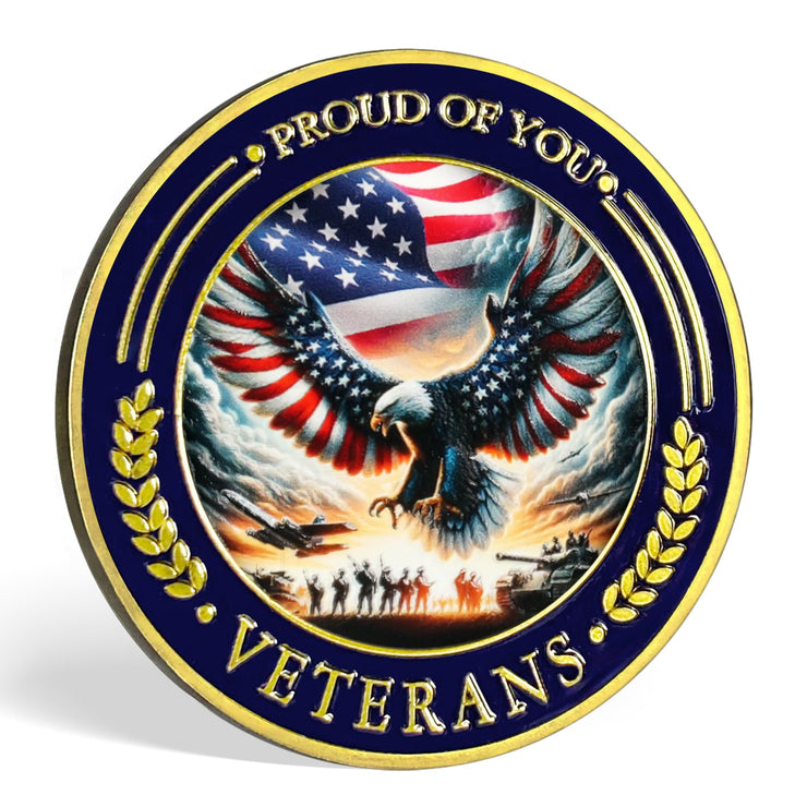 Thank You for Your Service Military Veterans Challenge Coin