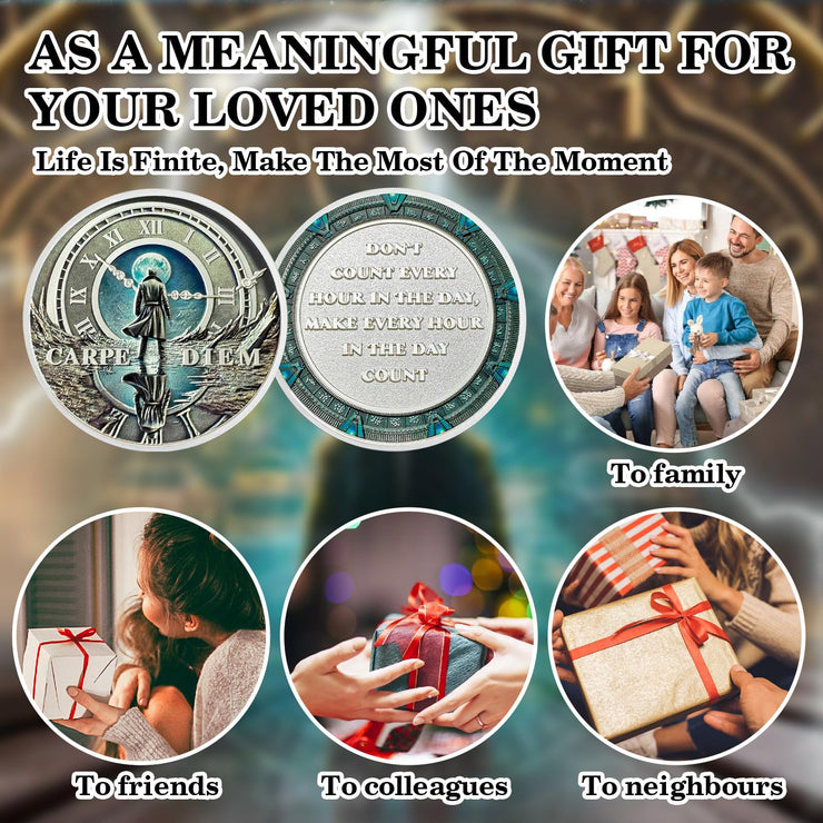 Memento Mori Carpe Diem Challenge Coin