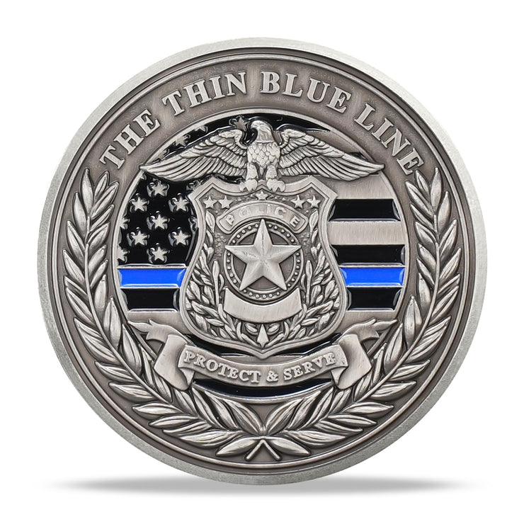 "Knights of Duty" Police Challenge Coin