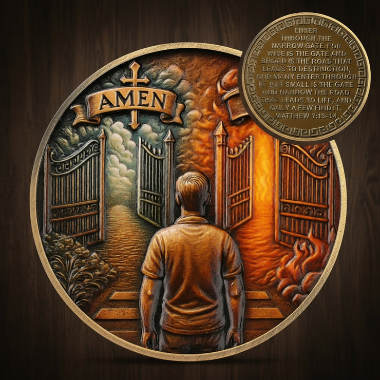 Spiritual Choice Christian Challenge Coin