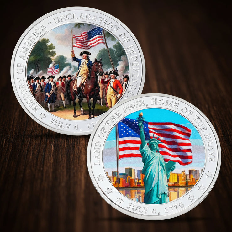 US Independence Commemorative Military Challenge Coins