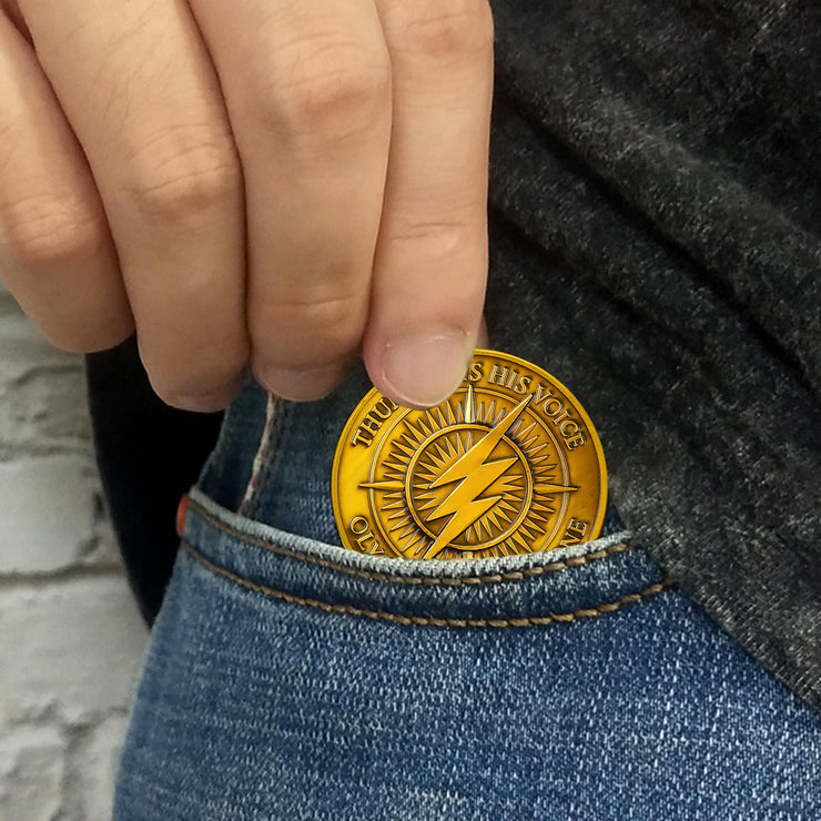 Zeus Challenge Coin King of Olympus Master