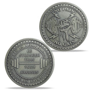 No Pain No Gain Inspiring Coin