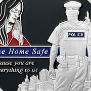 Come Home Safe Police Officer Challenge Coin