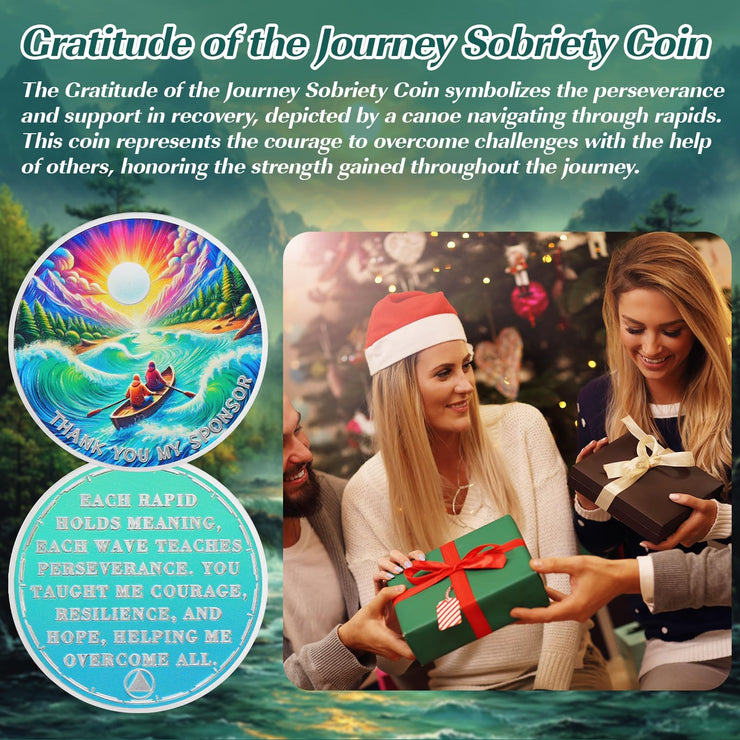 Thank You My Sponsor Sobriety Coin