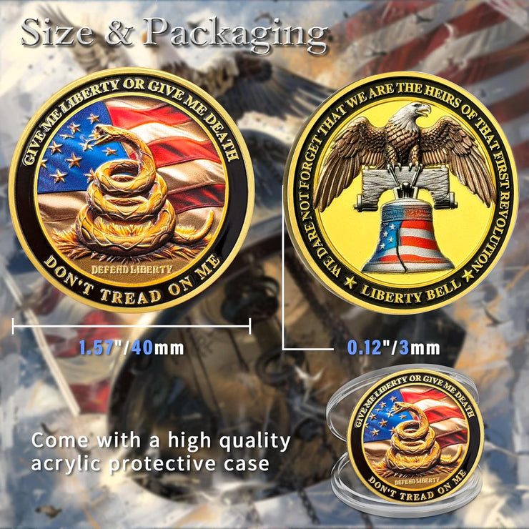 United States Liberty and Independence Veterans Challenge Coin