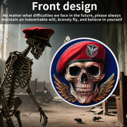 Memento Mori Coin Skull Coin Challenge Coin for Veterans