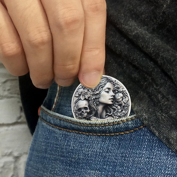 Remembrance of Life Memento Mori Coin