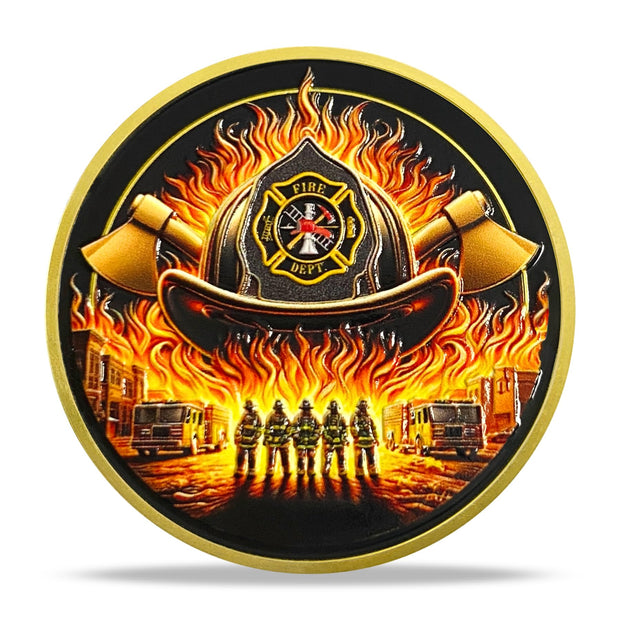 Firefighters Challenge Coin (Fire Rescue)