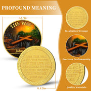 Cross Bridge Design Christian Prayer Medallion