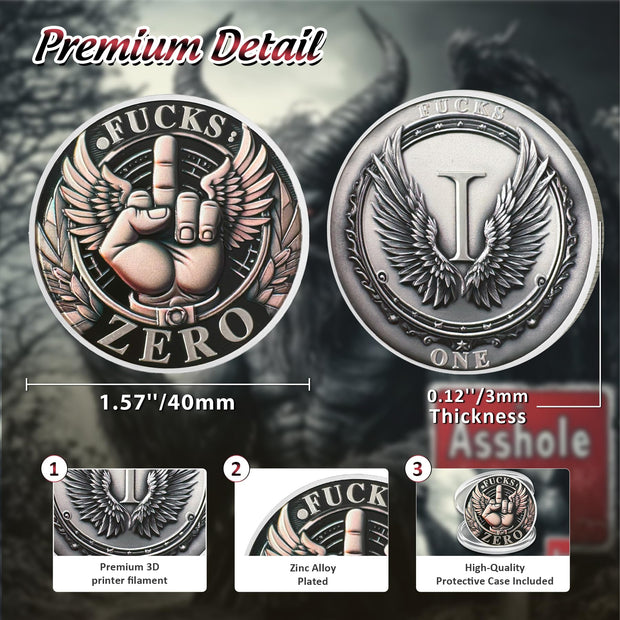 Delicate Zero F's Given Funny Coin