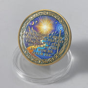 Sun and Moon Recovery Sobriety Coin
