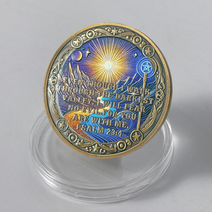 Sun and Moon Recovery Sobriety Coin