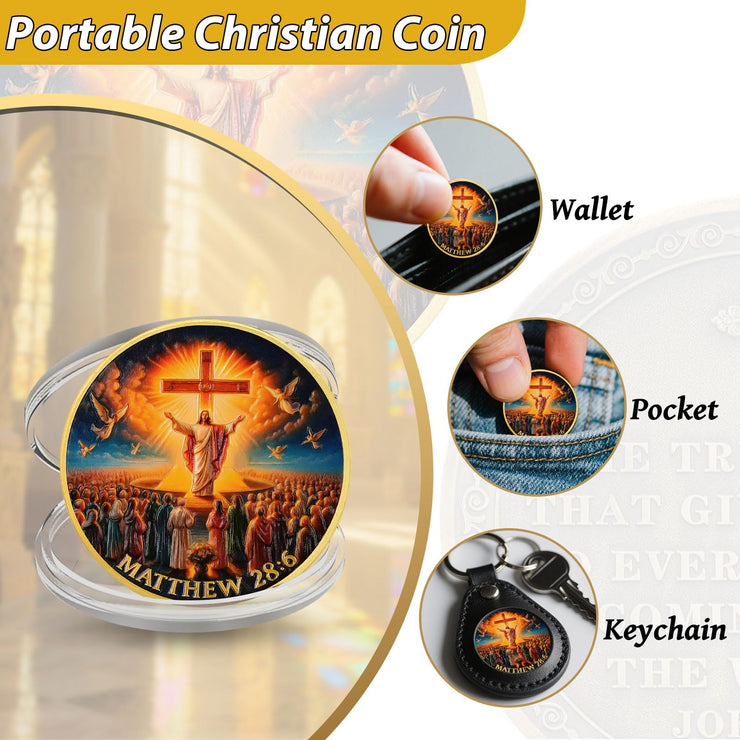 Jesus Resurrection Christian Challenge Coin