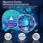 Personalized Butterfly Forest Sobriety Coin
