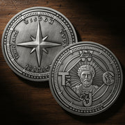 Cardinal virtues coin four virtues Stoic coin
