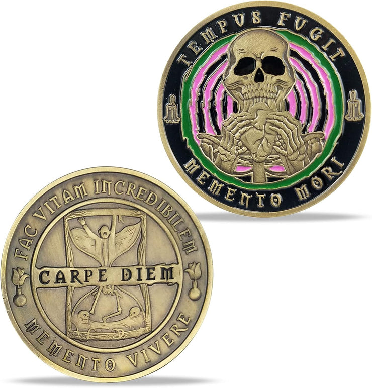Memento Mori Memento Vivere Coin