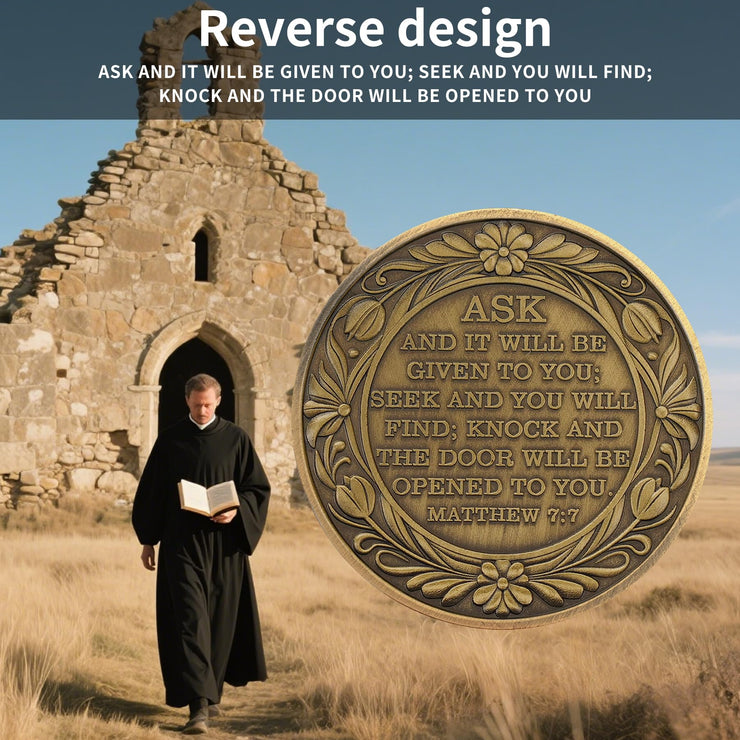 The Gate of Peace Christian Challenge Coin