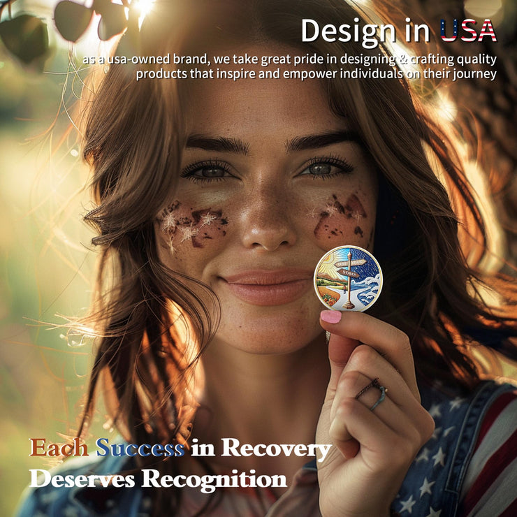 1-10 Years Celebrate Recovery Addicts Sobriety Coin