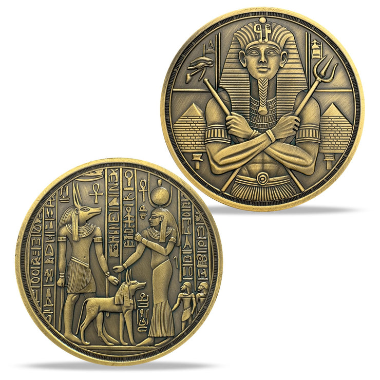 Anubis and Ancient Egyptian Religious Coin