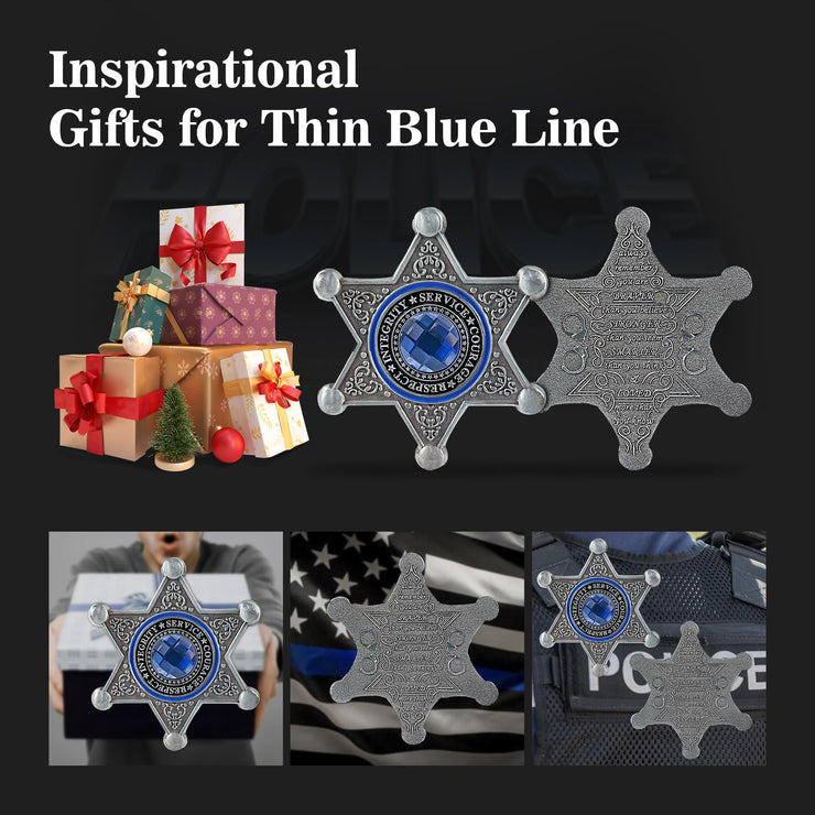 Sheriff Prayer Challenge Coin Police Officers Law Enforcement Gift