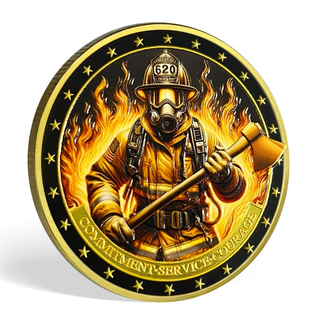 Firefighters Challenge Coin (Fire Rescue)