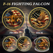 United States Air Force F-16 Fighting Falcon Military Coins Challenge Coin
