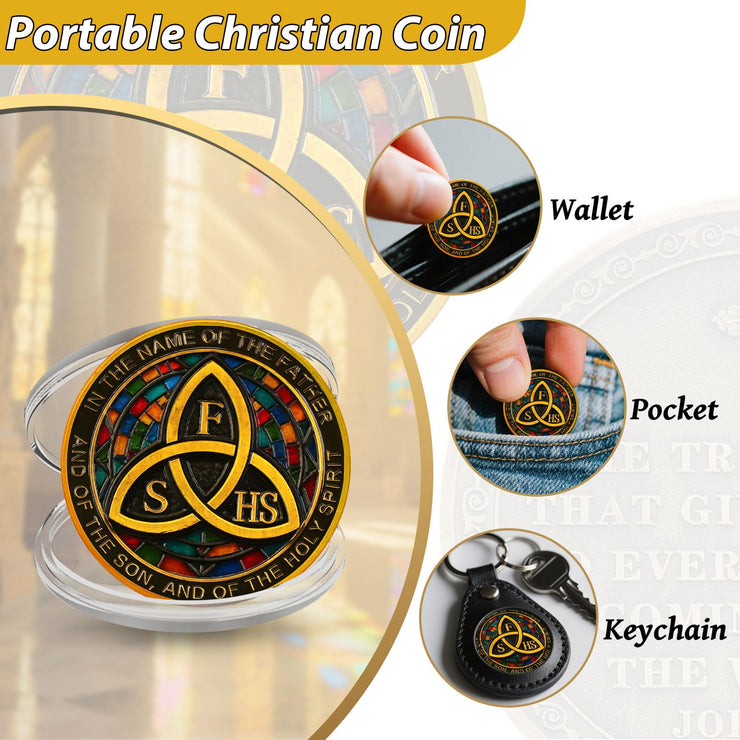 Sacred Christian Challenge Coin