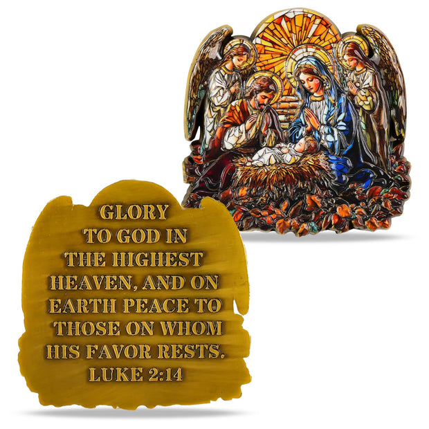 Nativity Scene Religious Coin: Gift & Inspire