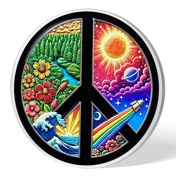 Nature Harmony & Universal Love Environmental Peace Coin