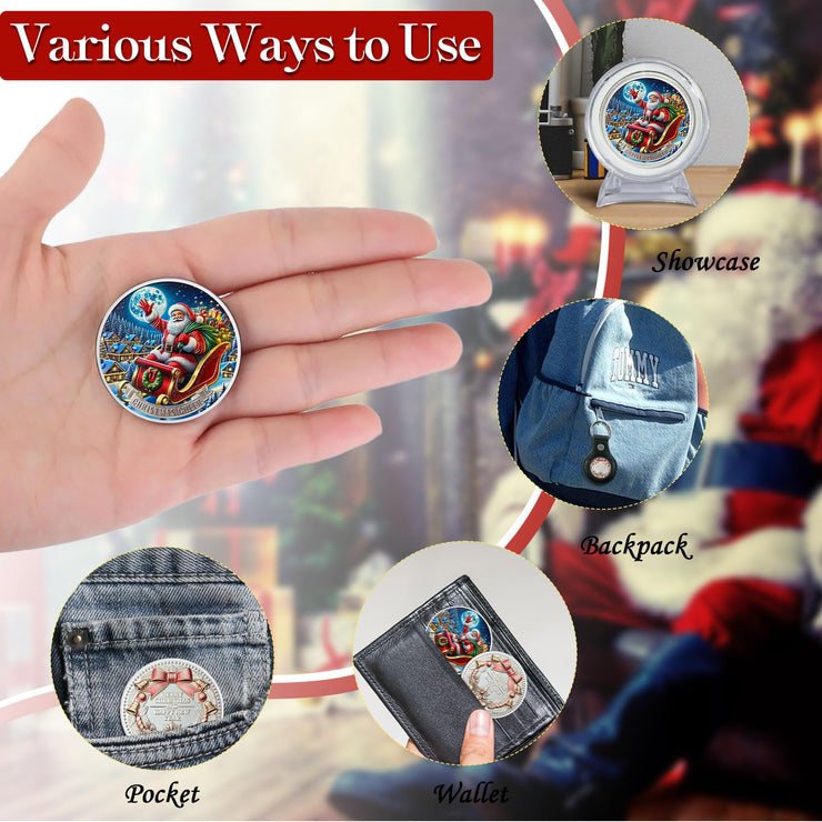 Santa Claus Sleigh Commemorative Coin