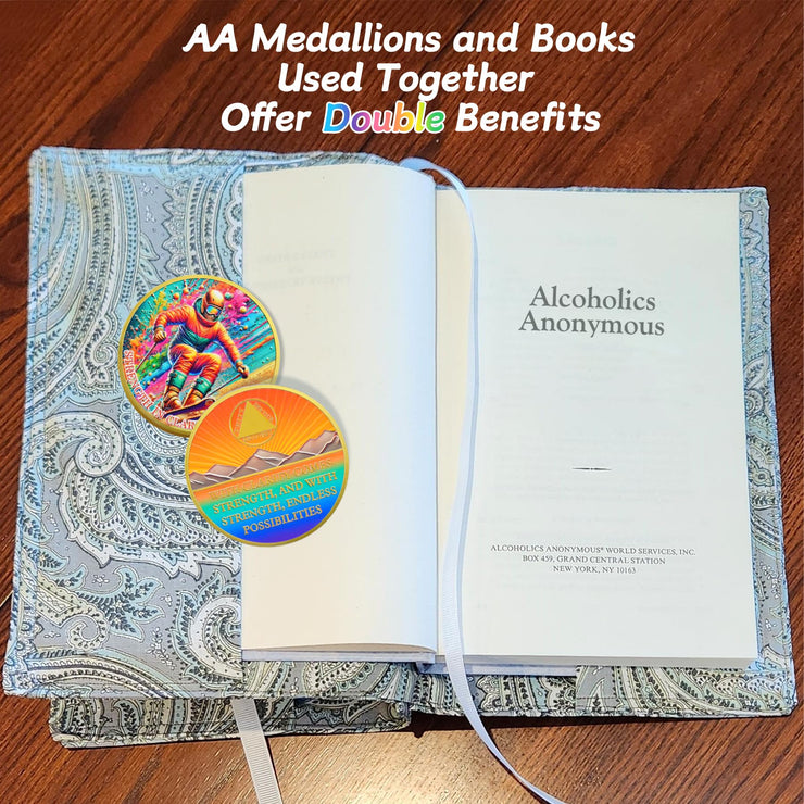 Breaking Limits Skiing Sport Sobriety Coin