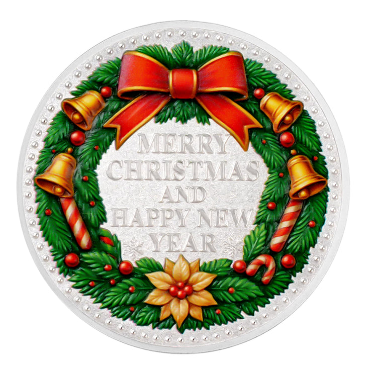 Santa Claus Train Tour Christmas Commemorative Coin