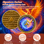 Phoenix Rebirth 1-5 Year Sobriety Coin