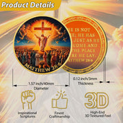 Jesus Resurrection Christian Challenge Coin